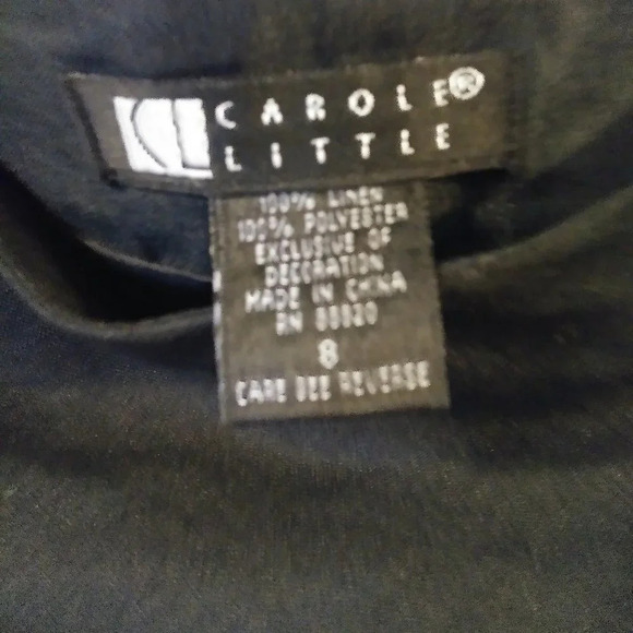 Carole Little Black Skirt with Beading - Picture 6 of 7